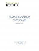 Control estadistico de procesos