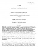 DESCRIPCION GENERAL: ENASAYO SOBRE LA NOVELA “LA TUMBA”