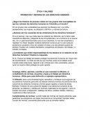 TALLER ÉTICA Y VALORES