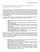 TASAS DE INTERÉS Y SUS EFECTOS EN LA ECONOMÍA