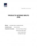 Producto Interno Bruto (PIB)