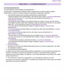 La administracion. Actividad diagnostica
