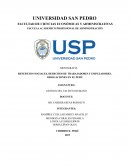 BENEFICIOS SOCIALES, DERECHOS DE TRABAJADORES Y EMPLEADORES, OBLIGACIONES EN EL PERÚ