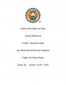 Calculo Diferencial Unidad I. Números reales