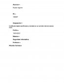 Certificado digital autofirmado y montado en un servidor web de manera local