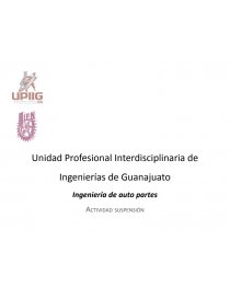 Actividad suspensión Ingeniería en sistemas automotrices. Página 1