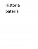 Historia de la bateria
