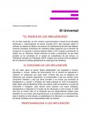 EL PODER DE LOS INFLUENCERS