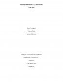 De La Desinformación a La Información Fake News