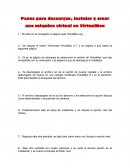 Pasos para descargar, instalar y crear una máquina virtual en VirtualBox