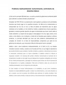 Problema medioambiental: Contaminación, vertimiento de desechos tóxicos