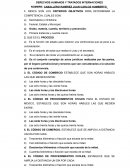 DERECHOS HUMANOS Y TRATADOS INTERNACIONES