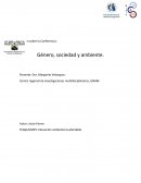 Genero, sociedad y ambiente
