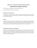 DESCRIPCIÓN DEL PROBLEMA PLANTEADO El caso de estudio se desarrolla dentro de la empresa “ELECTRIC SYSTEM”