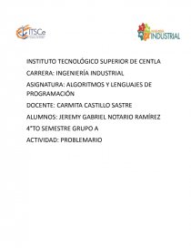 ASIGNATURA: ALGORITMOS Y LENGUAJES DE PROGRAMACIÓN. Página 1
