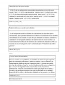 Datos del nivel de acoso escolar