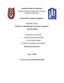 Práctica 3. Identificación de alcanos y alquenos