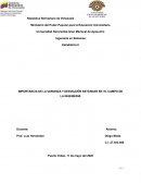 IMPORTANCIA DE LA VARIANZA Y DESVIACIÓN ESTÁNDAR EN EL CAMPO DE LA INGENIERÍA