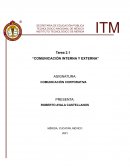 Comunicación interna y externa
