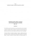 Aplicación de conceptos y ecuaciones de operaciones con sólidos