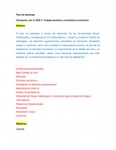 Plan de bienestar Alineación con el ODS 8: Trabajo decente y crecimiento económico