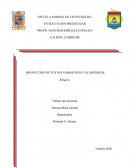 PRODUCCION DE TEXTOS NARRATIVOS Y ACADÉMICOS
