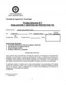 Evaluacion y gestion de proyectos TIC