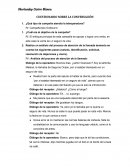 CUESTIONARIO SOBRE LA CONVERSACIÓN