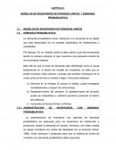 MODELOS DE INVENTARIOS DE PERIODOS UNICOS Y DEMANDA PROBABILISTICA
