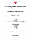 Ensayo tendencias de software