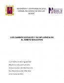 LOS CAMBIOS SOCIALES Y SU INFLUENCIA EN EL ÁMBITO EDUCATIVO