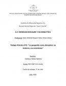 Trabajo Práctico N°5: “La geografía como disciplina: su historia y su enseñanza”