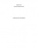 ESTUDIO ADMINISTRATIVO ADMINISTRACIÓN DE EMPRESAS
