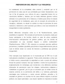 PREVENCION DEL DELITO Y LA VIOLENCIA