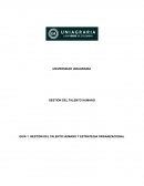 GESTIÓN DEL TALENTO HUMANO Y ESTRATEGIA ORGANIZACIONAL