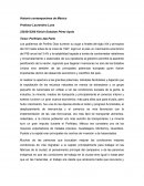 Historia contemporánea de México. Porfirio Diaz