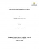 Texto reflexivo sobre los procesos de aprendizaje y la evaluacion