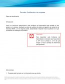 Auditoria formato de una autditoria