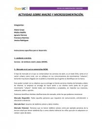 Actividad sobre macro y microsegmentación. Página 1