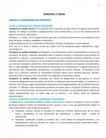 Programa de Derecho del Transporte. Página 1
