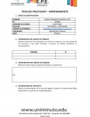 FICHA DEL PRACTICANTE – EMPRENDIMIENTO