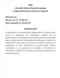 Lenguaje Extensible de Informes de Negocios. Página 1