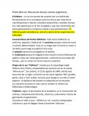 Pedro Berruti: Manual de danzas nativas argentinas