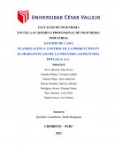 PLANIFICACIÓN Y CONTROL DE LA PRODUCCIÓN EN EL MEDIANO PLAZO DE LA INDUSTRIA ALIMENTARIA FRUGAL S. A. C