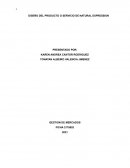 DISEÑO DEL PRODUCTO O SERVICIO DE NATURAL EXPRESSION