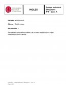 Trabajo seguridad higiene. Se realiza la búsqueda y análisis de un texto académico en ingles relacionado con la carrera