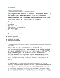 La respiración. Página 1