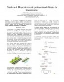 Practica 4. Dispositivos de protección de líneas de transmisión