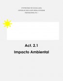 Causas y efectos del Impacto ambiental