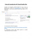 Guia de instalacion de visual studio net